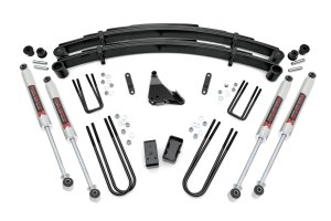 Ford F-250 Super Duty Suspension Lift Kit - Front + Rear - Rough Country - 4 Inch Lift Kit | Rear Blocks | M1 - '99-'04 Ford F-250 Super Duty Suspension Lift Kit - Front + Rear - Rough Country - 4 Inch Lift Kit | Rear Blocks | M1 - '99-'04